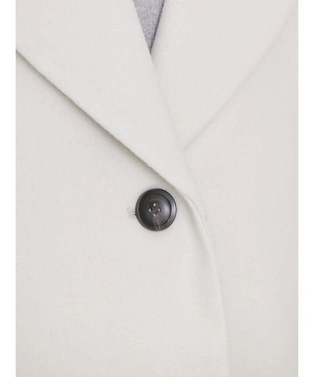 AMERICAN HOLIC 中空ＦＩＢＥＲコクーンミディコート Light Gray