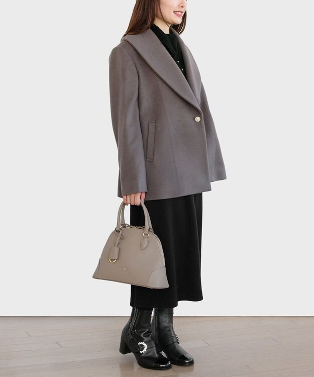 TOCCA 【消臭】PEARL ROCK ショートコート モカ系