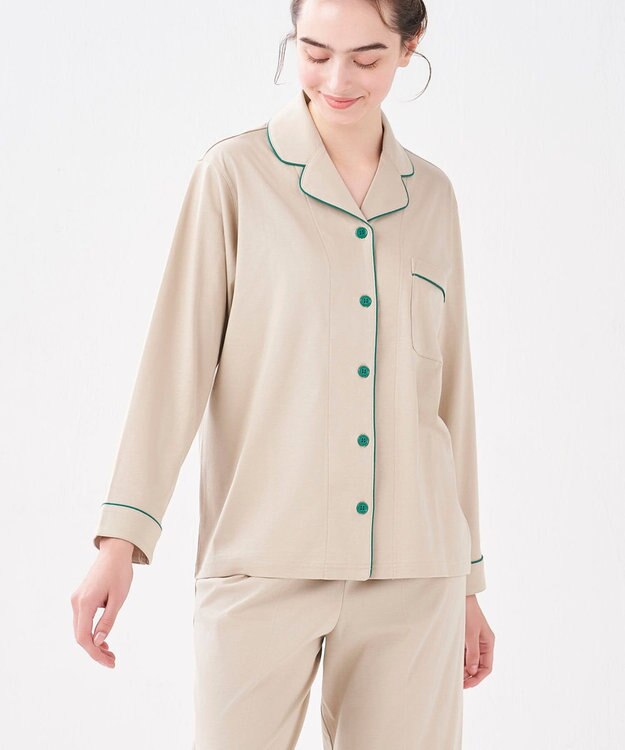 une nana cool 【綿100％】シルケットスムースパジャマ　MADE WITH LIBERTY FABRIC BE