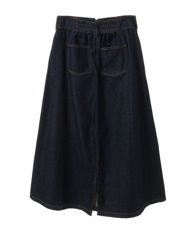 Green Parks フロントＺＩＰデニムスカート One Wash