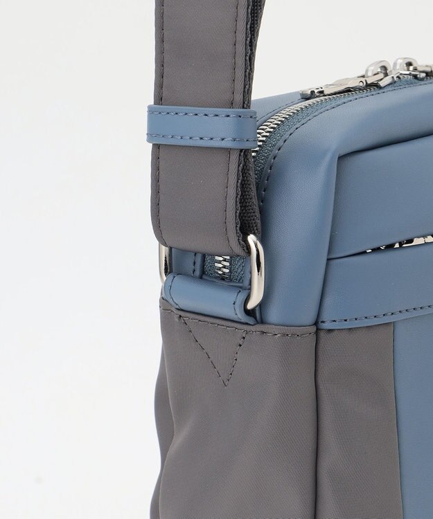 Y'SACCS ブロックモチーフポシェット ブルー【web限定カラー】