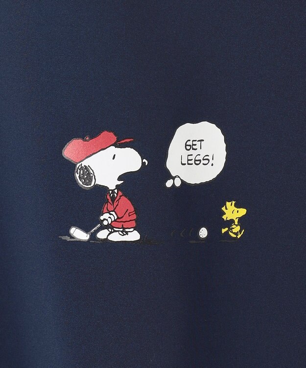 23区GOLF 【WOMEN】『PEANUTS』コラボプリントトレーナー ネイビー系