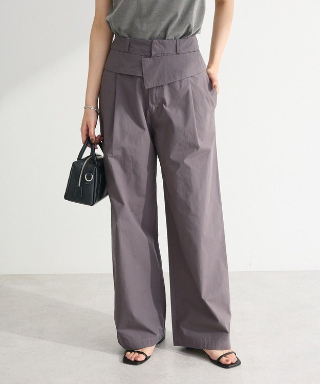 Green Parks ・ＥＬＥＮＣＡＲＥ　ＤＵＥ　ダブルウエストパンツ Charcoal Gray