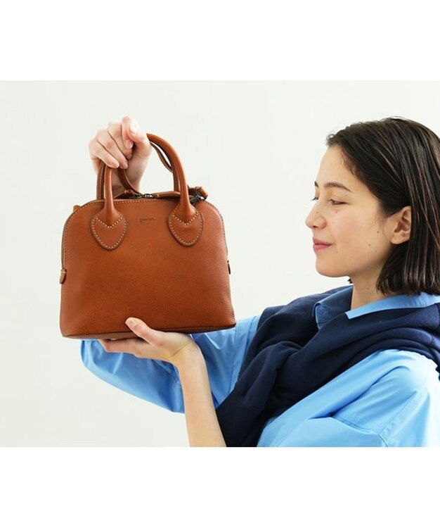 genten ミネルヴァ ミニボストン チャ