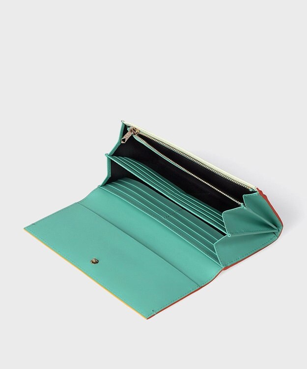 Paul Smith カラードエッジ 長財布 ライトグリーン