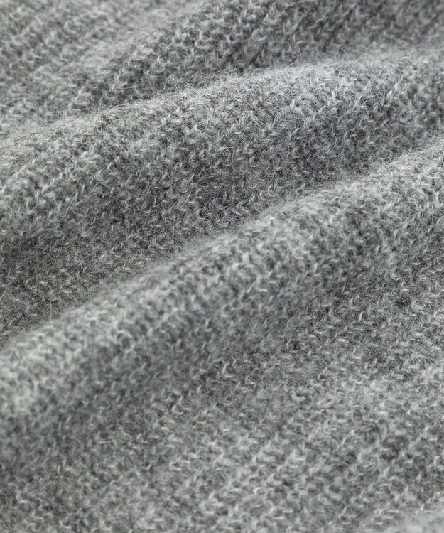 Green Parks シアーゆったりニットプルオーバー Gray