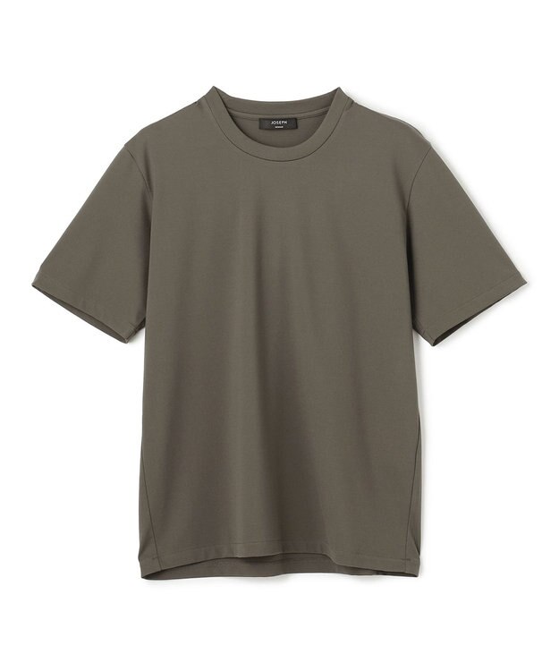 JOSEPH HOMME 新素材【新色追加】ハイゲージベアスムース　クルーネックＴシャツ 【新色】ダークグリーン系