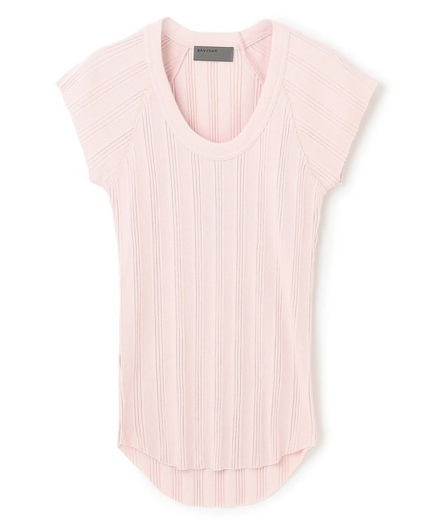 uncrave ランダムリブカットソー ピンク