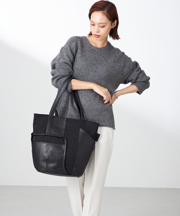 Y'SACCS 【Y'SACCS Gene Line】オーブ トートバッグ Medium ブラック