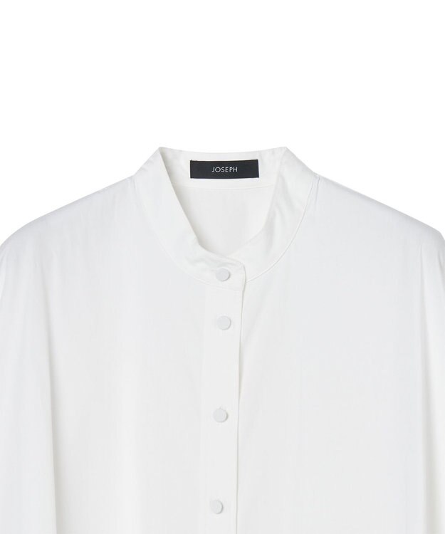 JOSEPH 【洗える】ポプリン　オーバーサイズシャツ White