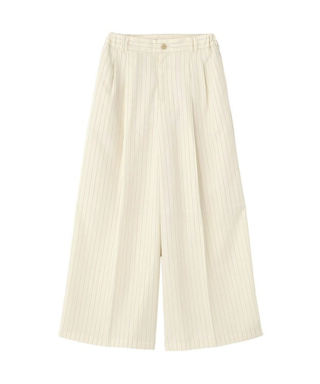 CRAFT STANDARD BOUTIQUE イージースラックス Stripe Ivory