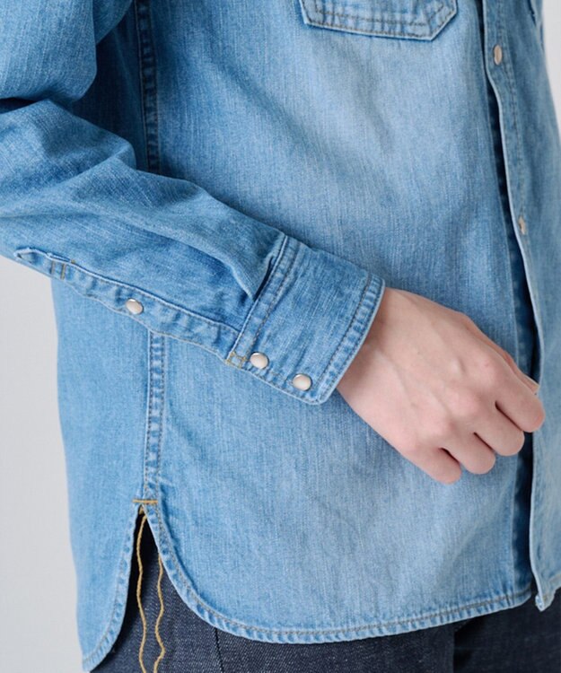 Ripo trenta anni DENIM STANDARD SHIRT BLUE