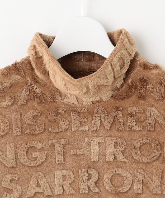 23区GOLF 【WOMEN】フェイクファーロゴモックネック ベージュ系