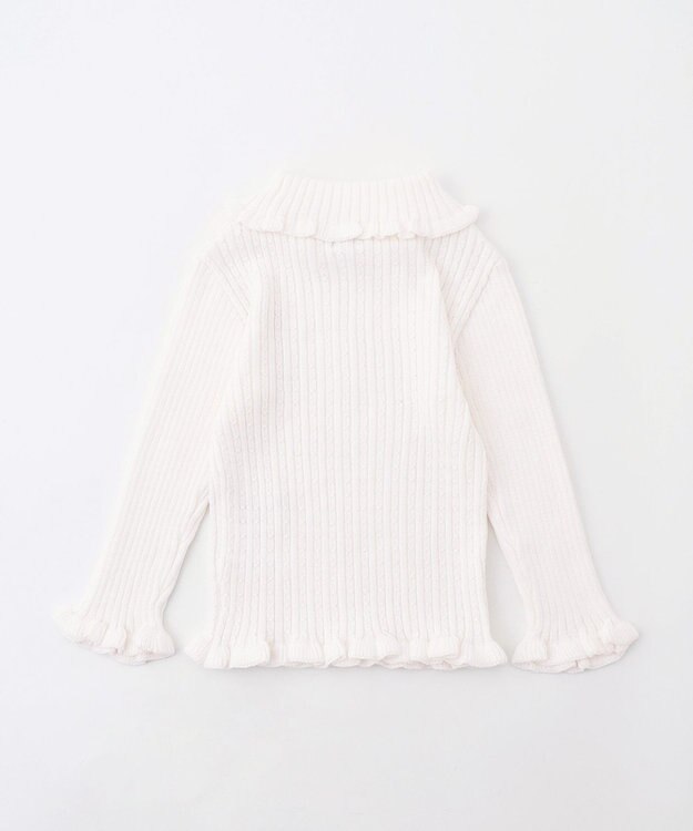 組曲 KIDS 【80-100cm】リブ ニット オフホワイト系