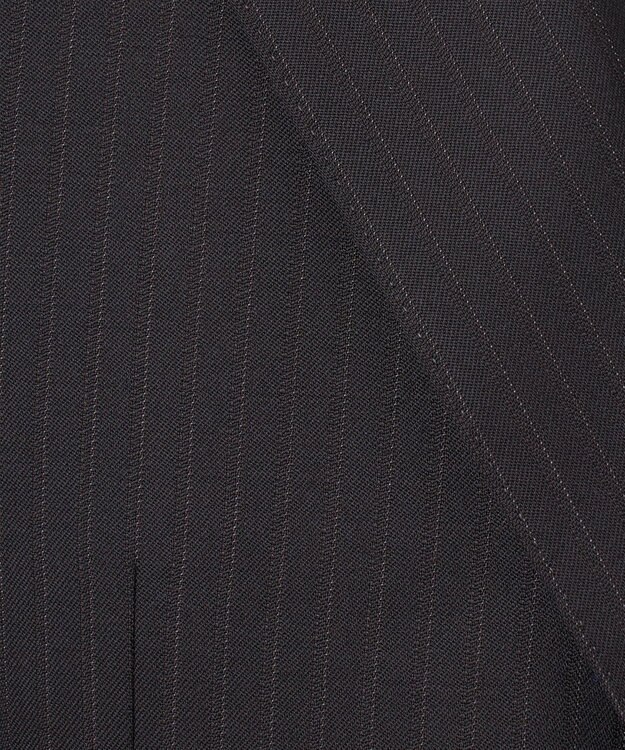 GOTAIRIKU シワになりにくい【御幸毛織/みゆきけおり】DRY SPINNER(ドライスピナー)スーツ（ブラウンストライプ） ダークブラウン系1