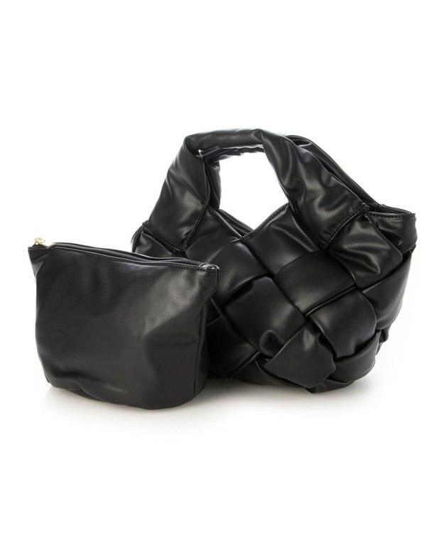 UNBILLION カシュカシュ cachecache / ボンディングメッシュ2wayトートバッグ ブラック