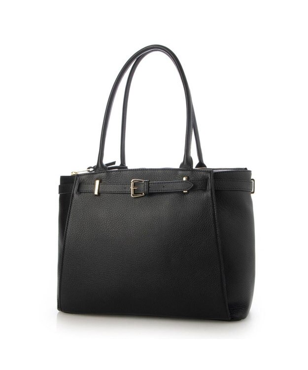 UNBILLION 【テレビ ドラマ着用アイテム】ペルケ perche / WEB限定牛革ソフトA4ベルトトート ブラック