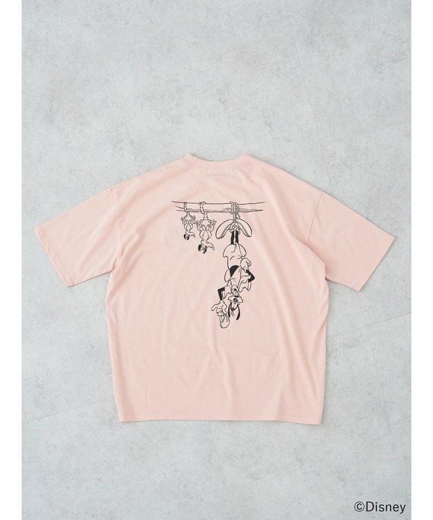 earth music&ecology Ｇｏｏｆｙ＆Ｍａｘ／バックプリントねずみＴｅｅ Light Pink