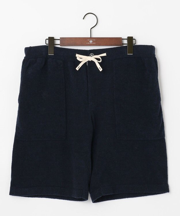 JOSEPH ABBOUD MOUNTAIN 【SPACE／UNISEX】ベアフリース ハーフパンツ ネイビー系