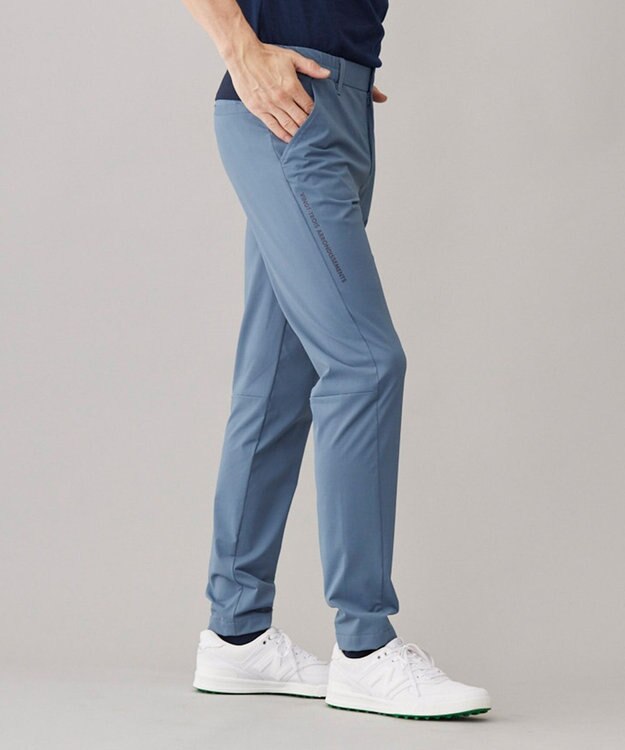 23区GOLF 【MEN】夏に嬉しい機能性！【接触冷感/ストレッチ/吸水速乾】ジャージーパンツ サックスブルー系