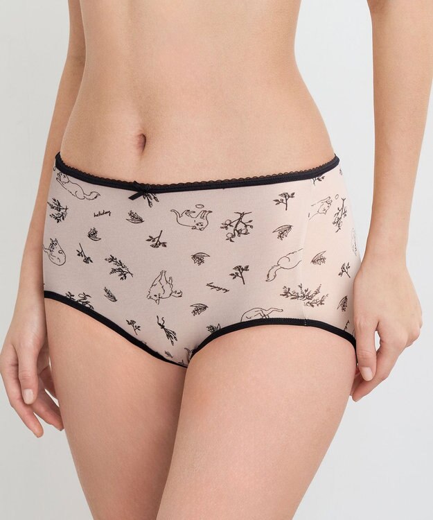 WACOAL ショーツ 【すそピタ】 裾がズレ上がりにくい 綿混(本体) レディース PPD245 /ワコール シナモンブラウン