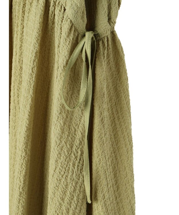 Green Parks ■ＥＳＣＡＲ　ピンタックフレアスリーブワンピース Lime Green