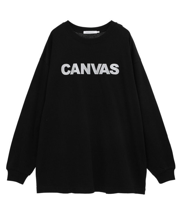 AMERICAN HOLIC ＣＡＮＶＡＳロゴカットプルオーバー Black