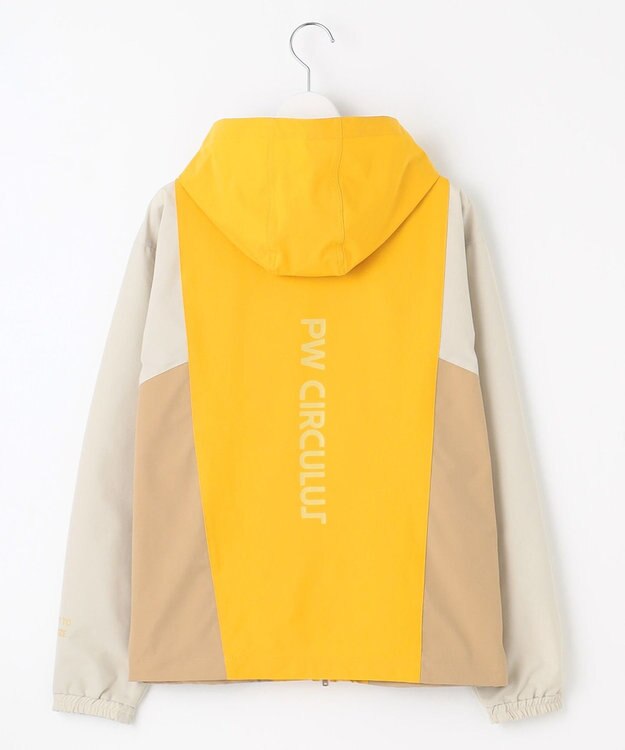 PW CIRCULUS 【撥水加工/ストレッチ】【WOMEN】カラーブロッキング ブルゾン ゴルフウェア レディース イエロー系
