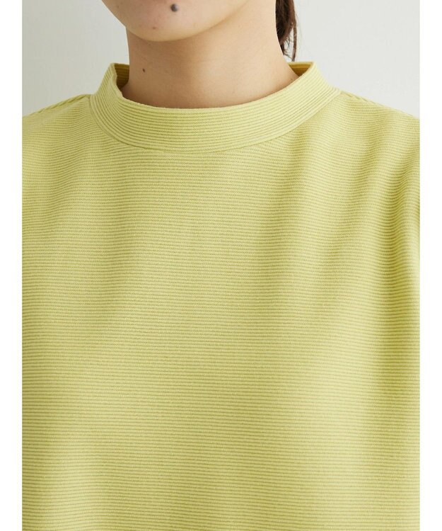 Green Parks リップル袖タックボリュームプルオーバー Yellow
