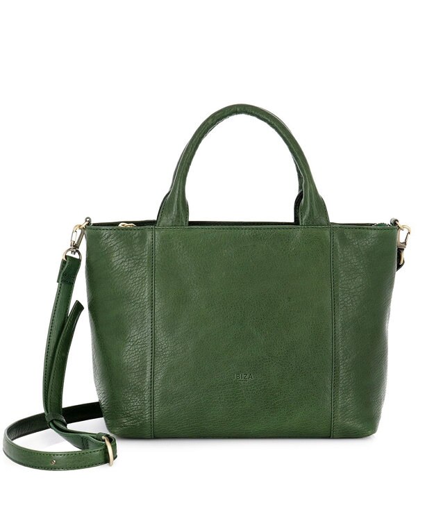 IBIZA カンビアール　牛革　2WAYバッグ 緑