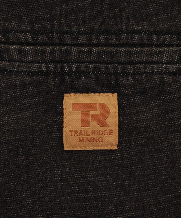 WEGO 【ユニセックス着用ITEM/MLサイズ展開】ワーカーズキルティングZIPジャケット デニムブラックソノタ