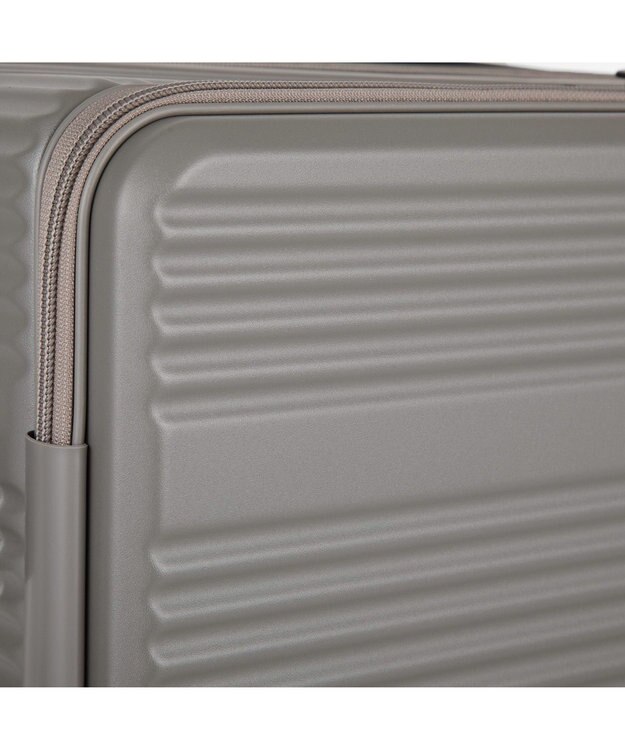 ACE BAGS & LUGGAGE ace. サルートン フロントオープンスーツケース Lサイズ 85～96L 05364 グレージュ