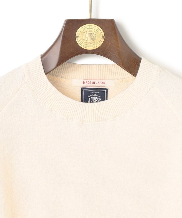 J.PRESS MEN 【J.PRESS ORIGINALS】Lightwave  Raglan Knit T-shirt ホワイト系