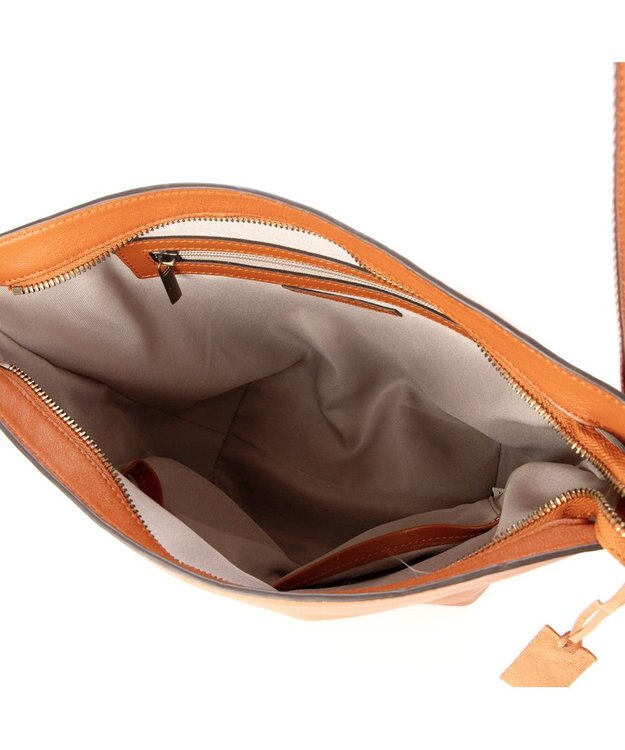 UNBILLION アトランタ ATLANTA / やぎ革軽量バケツ型ショルダー キャメル