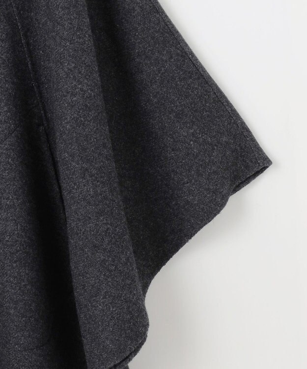 自由区 リバー ポンチョ チャコール