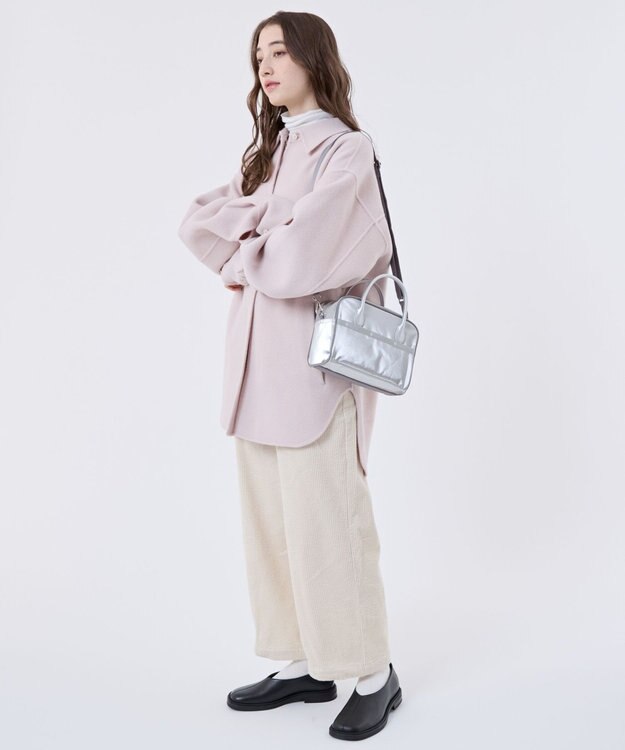 LeSportsac SQUARE TH CROSSBODY/アップタウンシルバーシャイン/シルバー アップタウンシルバーシャイン/シルバー