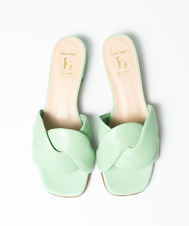 BONTRE 【LucaGrossi/ルカグロッシ】ウェービングサンダル ライトグリーン