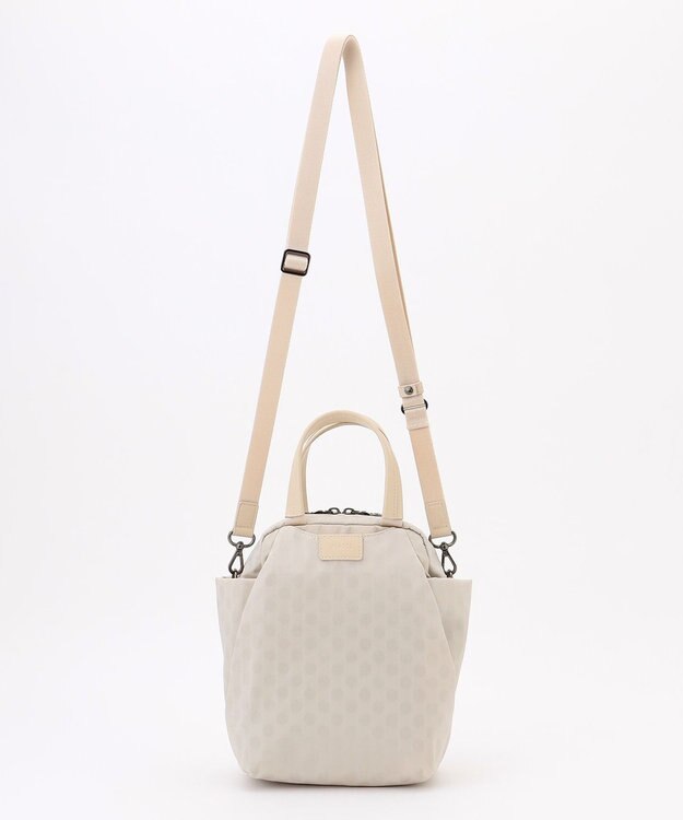 Y'SACCS 【大人のおしゃれ手帖10月号掲載】市川実和子×Y'SACCS　ドットミニボストン アイボリー