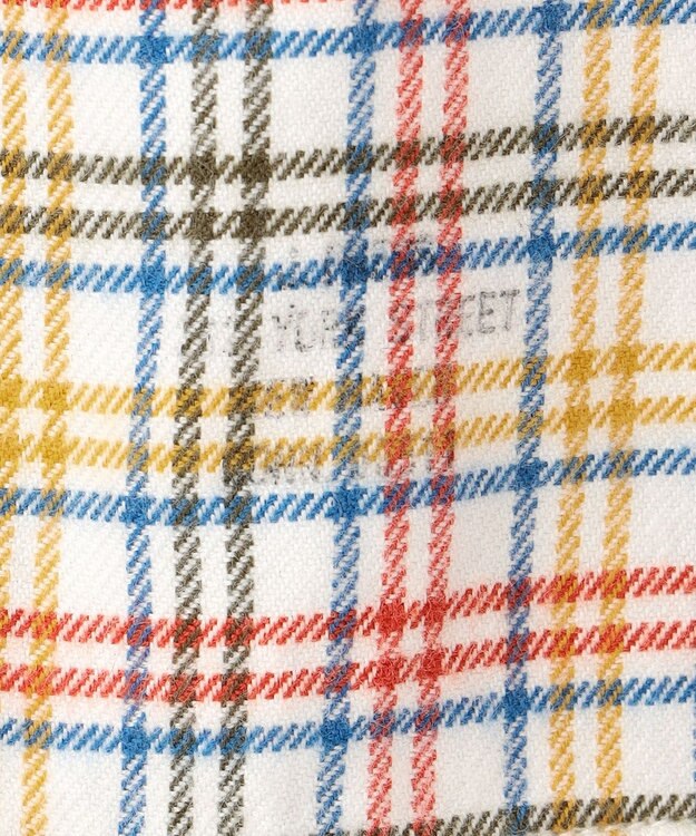 J.PRESS MEN テンセルミックスコットンネルシャツ / B.D. ホワイト系3