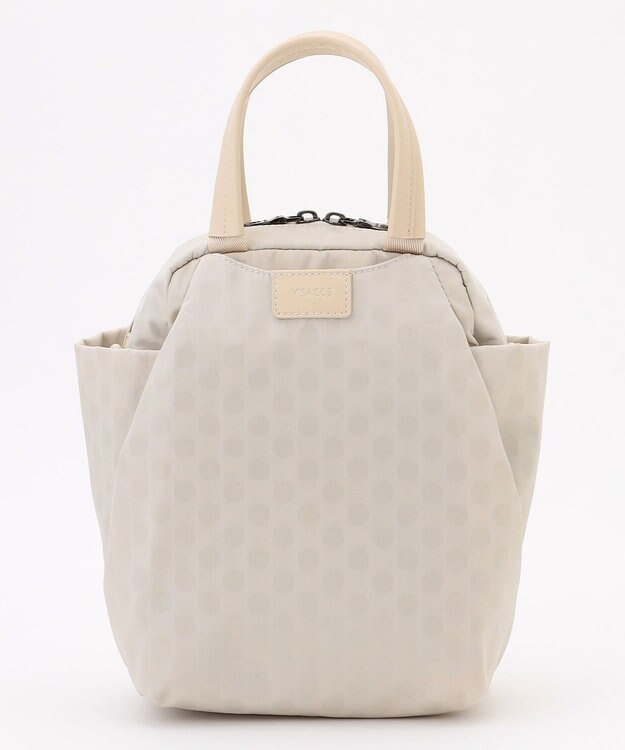 Y'SACCS 【大人のおしゃれ手帖10月号掲載】市川実和子×Y'SACCS　ドットミニボストン アイボリー