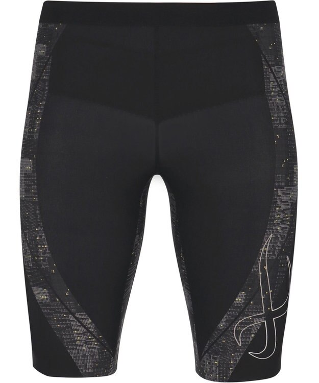 CW-X 【MEN】 CW-X メンズ スポーツタイツ ハーフ(ひざ上丈) 下半身サポート(股関節・腰・おしり・ふともも) マラソン 球技 HZO695 /ワコール シルバーグレー