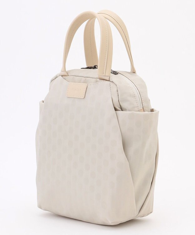 Y'SACCS 【大人のおしゃれ手帖10月号掲載】市川実和子×Y'SACCS　ドットミニボストン アイボリー