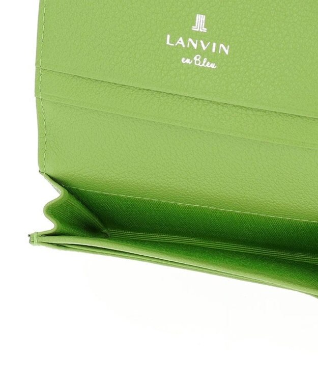 LANVIN en Bleu カリヨン 名刺入れ ライトグリーン