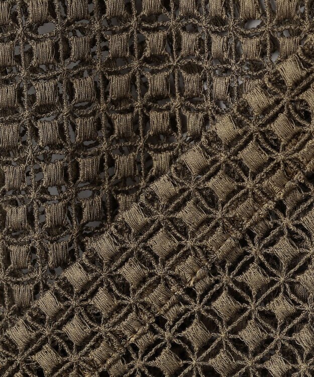 BEIGE， NIGELLA / 異素材MIXコットンレースブラウス Khaki