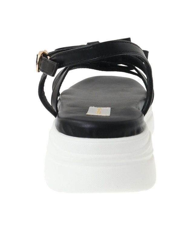 Maison de FLEUR オペラリボンスニーカーサンダル Black