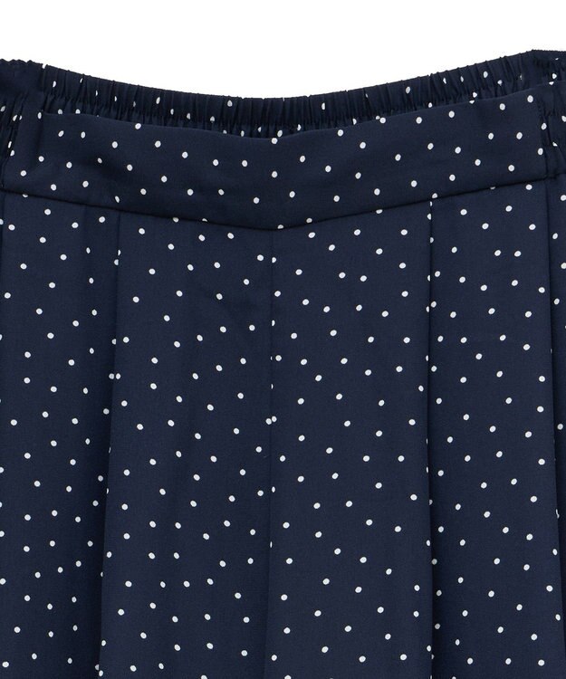 earth music&ecology 選べる丈アソートスカーチョ Dot Navy