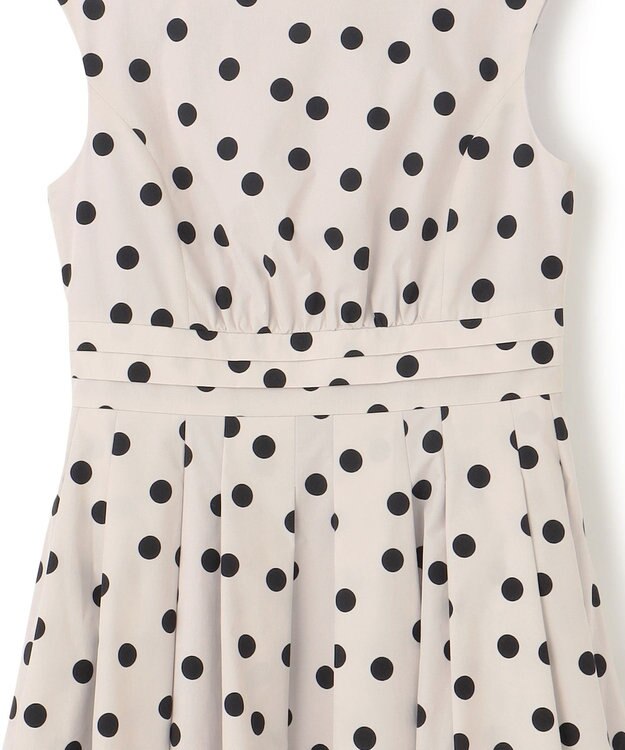 TOCCA 【再入荷！sweet掲載】【洗える・消臭】POLKA RAIN ドット柄ドレス ベージュ系5