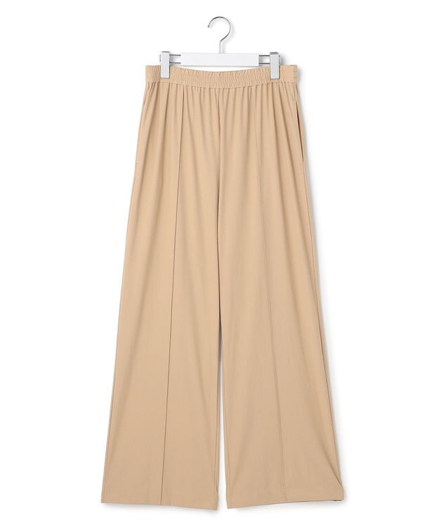 ICB L 【WEB限定カラーあり】マットスキューバ トラックワイドパンツ ベージュ