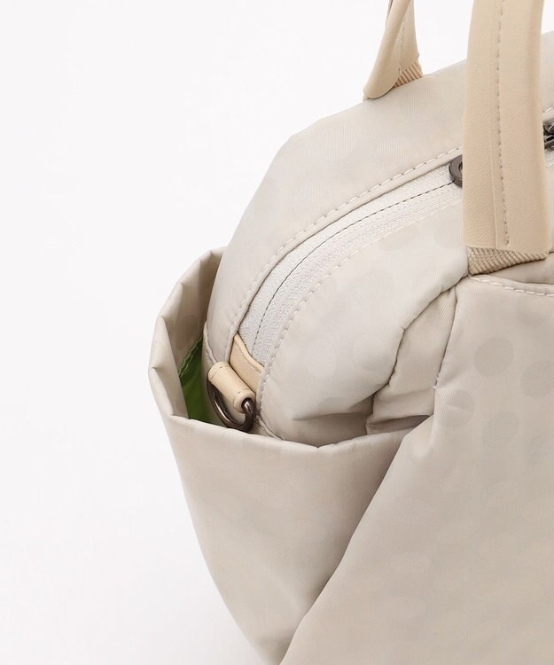 Y'SACCS 【大人のおしゃれ手帖10月号掲載】市川実和子×Y'SACCS　ドットミニボストン アイボリー