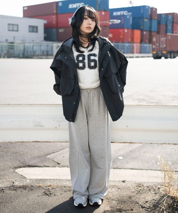 WEGO 【ユニセックス着用ITEM/アウトドア】フードシェルブルゾン ブラック